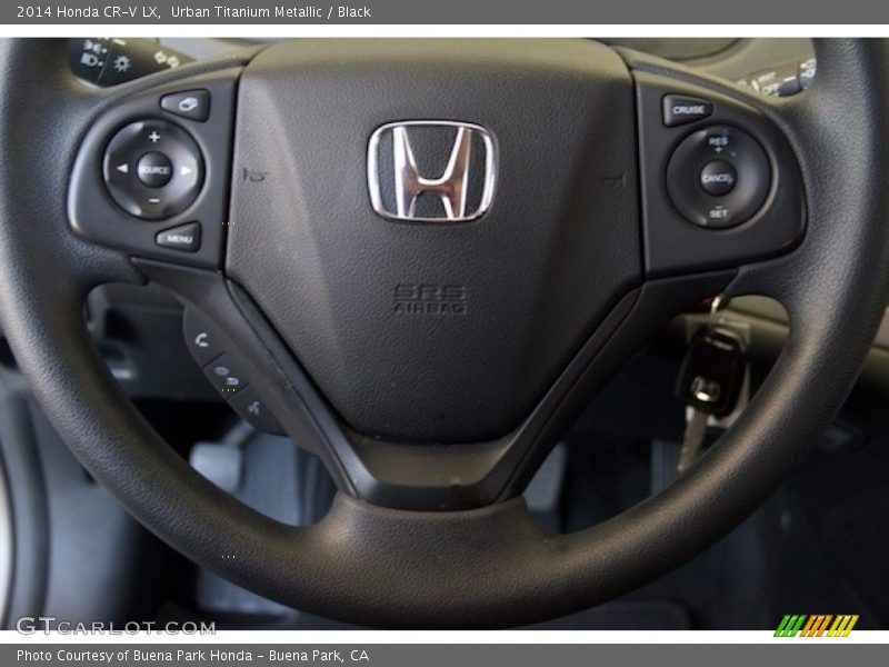 Urban Titanium Metallic / Black 2014 Honda CR-V LX