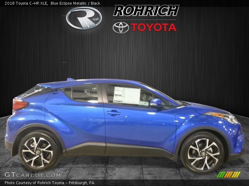 Blue Eclipse Metallic / Black 2018 Toyota C-HR XLE