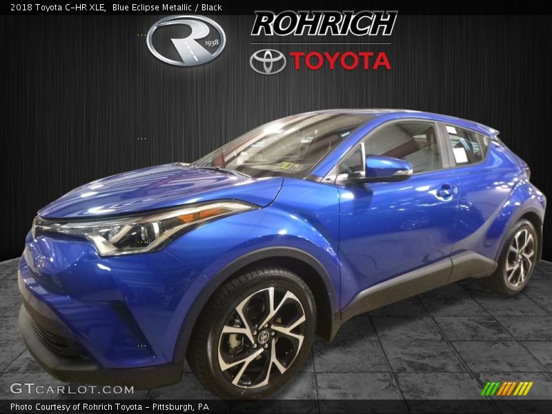 Blue Eclipse Metallic / Black 2018 Toyota C-HR XLE