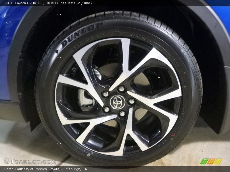 Blue Eclipse Metallic / Black 2018 Toyota C-HR XLE