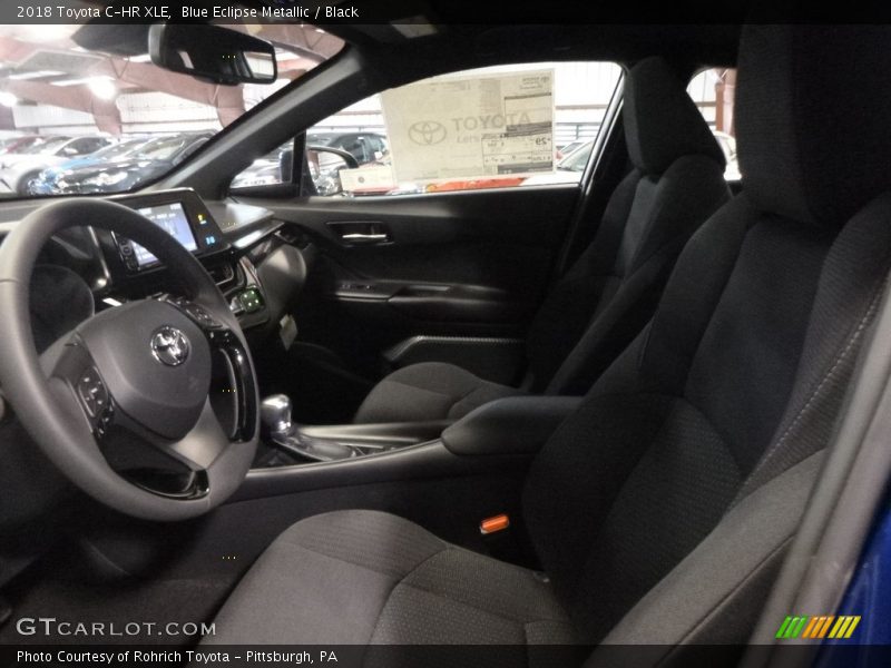 Blue Eclipse Metallic / Black 2018 Toyota C-HR XLE