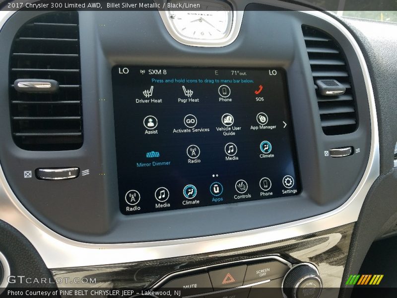 Controls of 2017 300 Limited AWD
