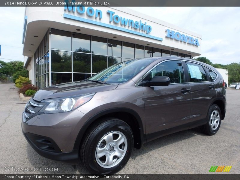 Urban Titanium Metallic / Black 2014 Honda CR-V LX AWD