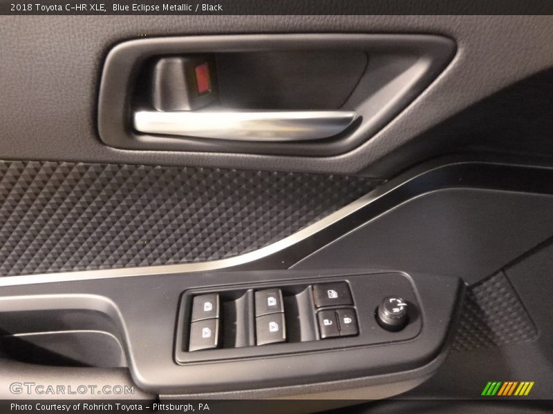 Blue Eclipse Metallic / Black 2018 Toyota C-HR XLE