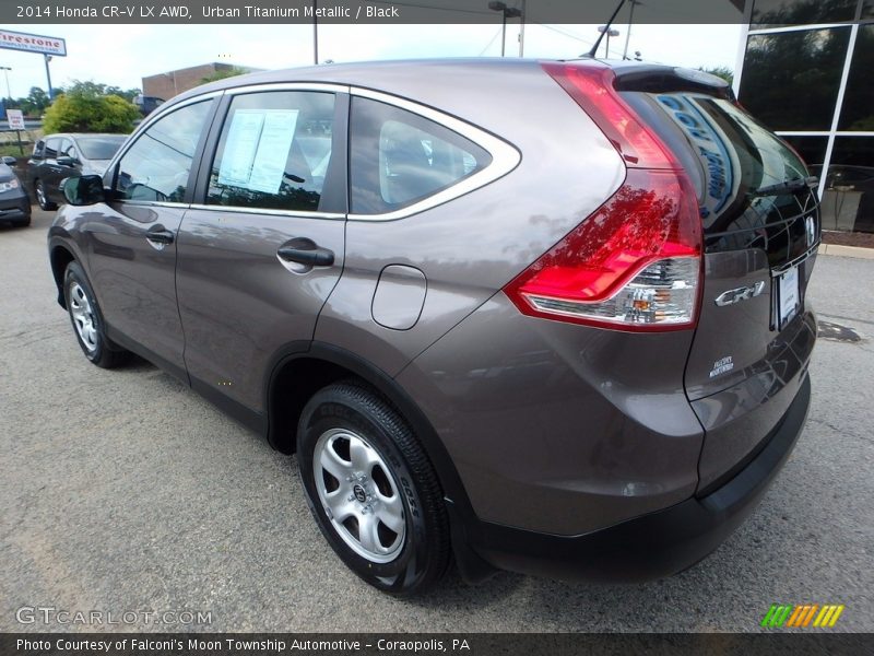 Urban Titanium Metallic / Black 2014 Honda CR-V LX AWD