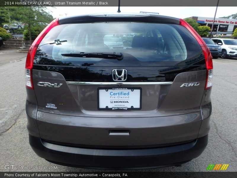 Urban Titanium Metallic / Black 2014 Honda CR-V LX AWD