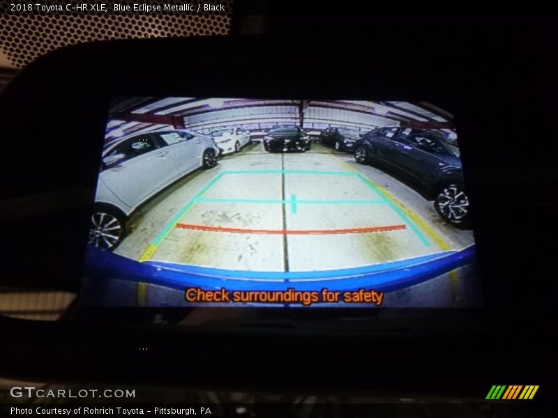 Blue Eclipse Metallic / Black 2018 Toyota C-HR XLE