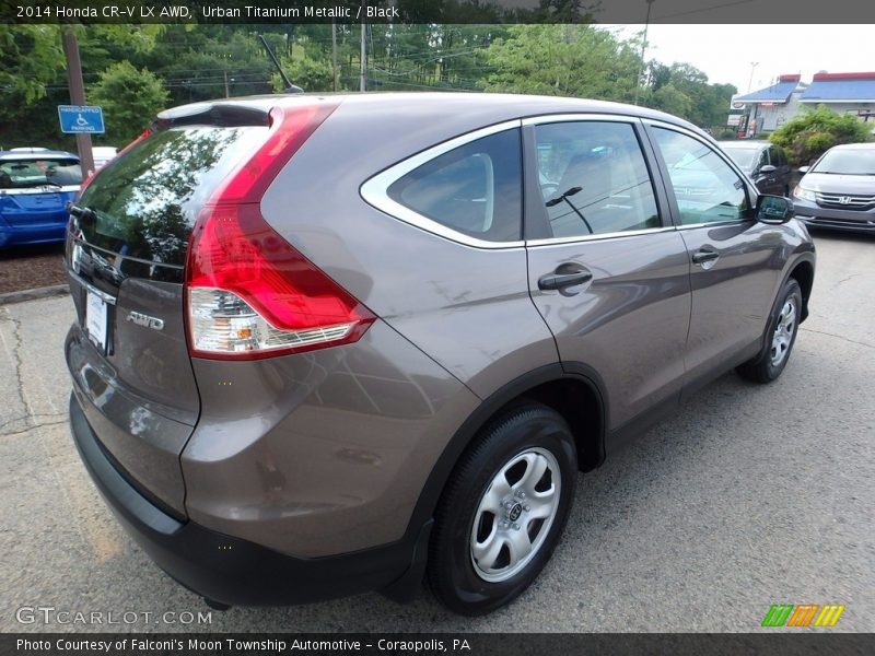 Urban Titanium Metallic / Black 2014 Honda CR-V LX AWD
