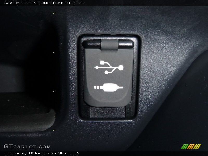 Blue Eclipse Metallic / Black 2018 Toyota C-HR XLE