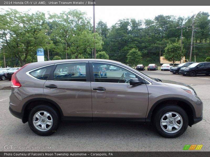 Urban Titanium Metallic / Black 2014 Honda CR-V LX AWD