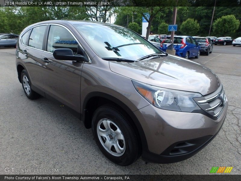 Urban Titanium Metallic / Black 2014 Honda CR-V LX AWD