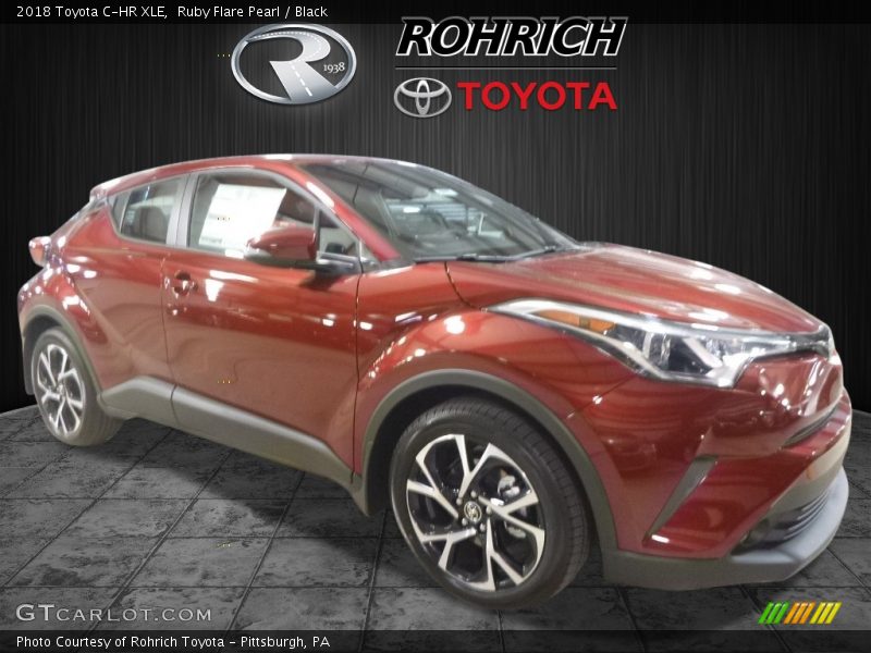 Ruby Flare Pearl / Black 2018 Toyota C-HR XLE