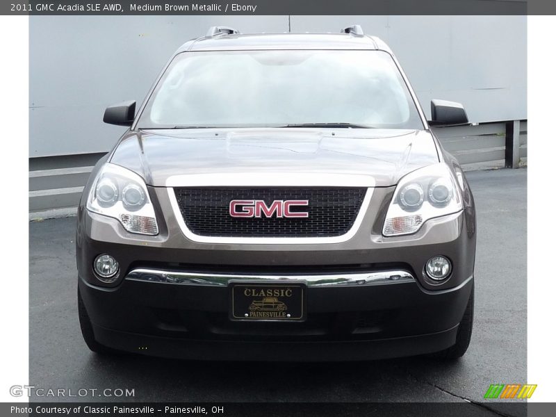 Medium Brown Metallic / Ebony 2011 GMC Acadia SLE AWD