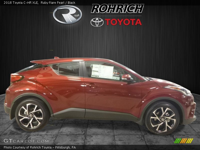 Ruby Flare Pearl / Black 2018 Toyota C-HR XLE