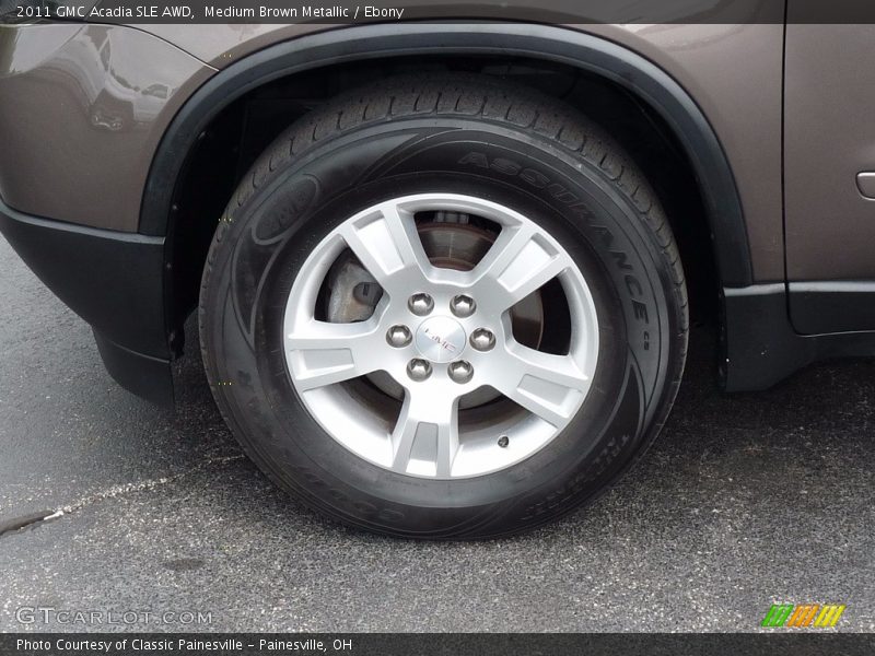 Medium Brown Metallic / Ebony 2011 GMC Acadia SLE AWD