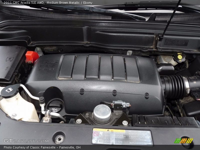 Medium Brown Metallic / Ebony 2011 GMC Acadia SLE AWD