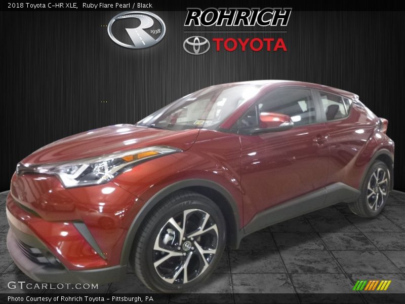 Ruby Flare Pearl / Black 2018 Toyota C-HR XLE