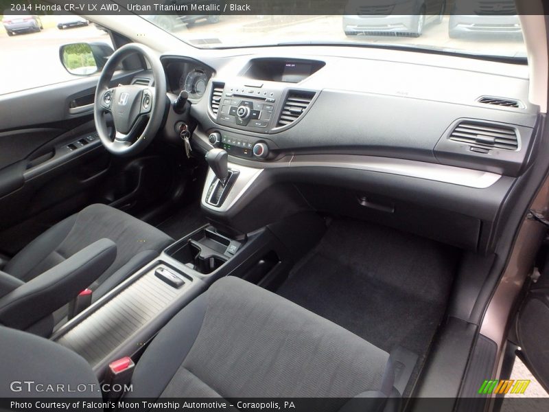 Urban Titanium Metallic / Black 2014 Honda CR-V LX AWD
