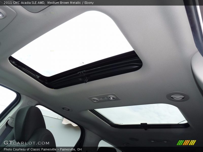 Medium Brown Metallic / Ebony 2011 GMC Acadia SLE AWD