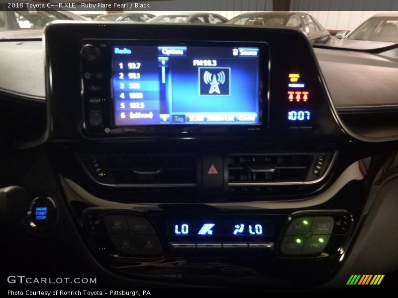 Ruby Flare Pearl / Black 2018 Toyota C-HR XLE