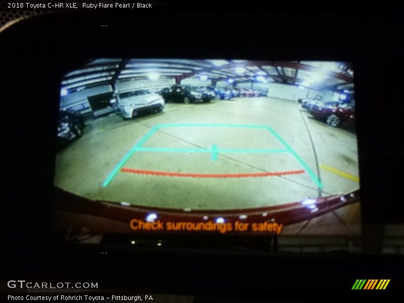 Ruby Flare Pearl / Black 2018 Toyota C-HR XLE