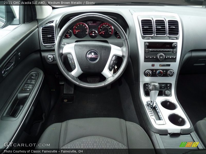 Medium Brown Metallic / Ebony 2011 GMC Acadia SLE AWD