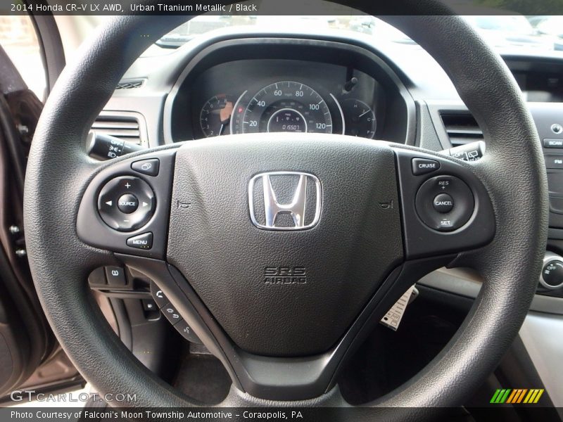 Urban Titanium Metallic / Black 2014 Honda CR-V LX AWD