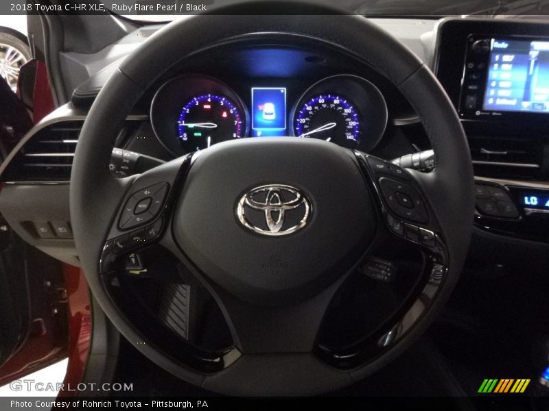 Ruby Flare Pearl / Black 2018 Toyota C-HR XLE