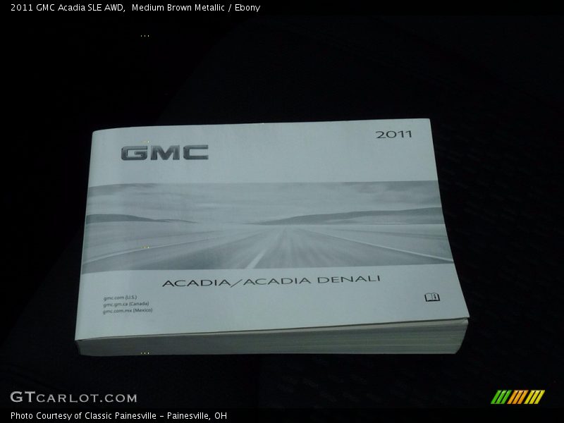 Medium Brown Metallic / Ebony 2011 GMC Acadia SLE AWD