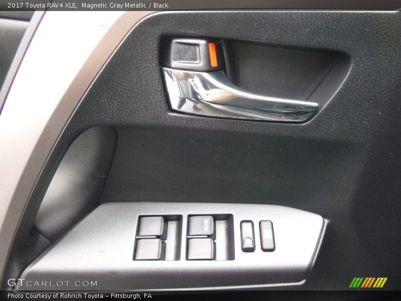 Magnetic Gray Metallic / Black 2017 Toyota RAV4 XLE