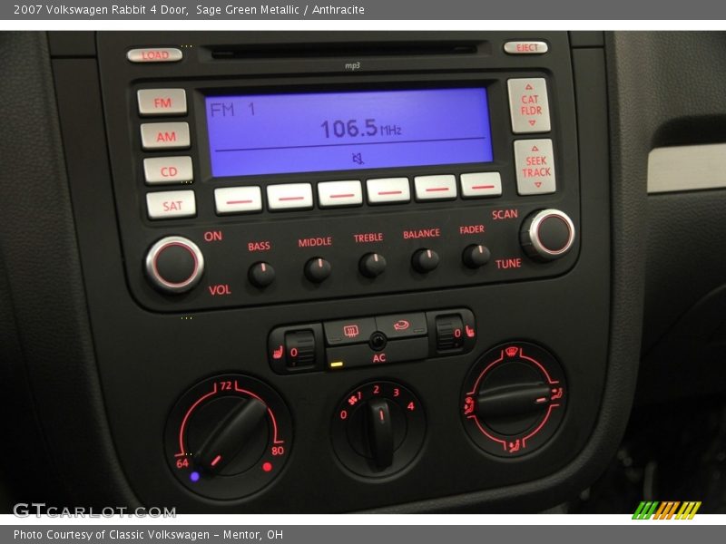 Sage Green Metallic / Anthracite 2007 Volkswagen Rabbit 4 Door
