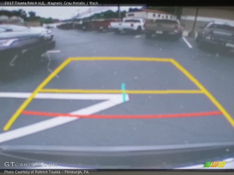 Magnetic Gray Metallic / Black 2017 Toyota RAV4 XLE