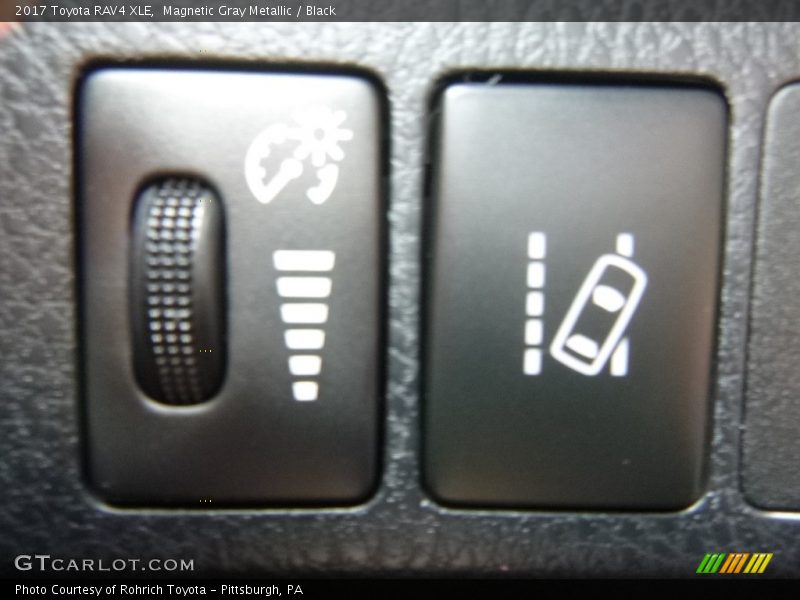 Magnetic Gray Metallic / Black 2017 Toyota RAV4 XLE
