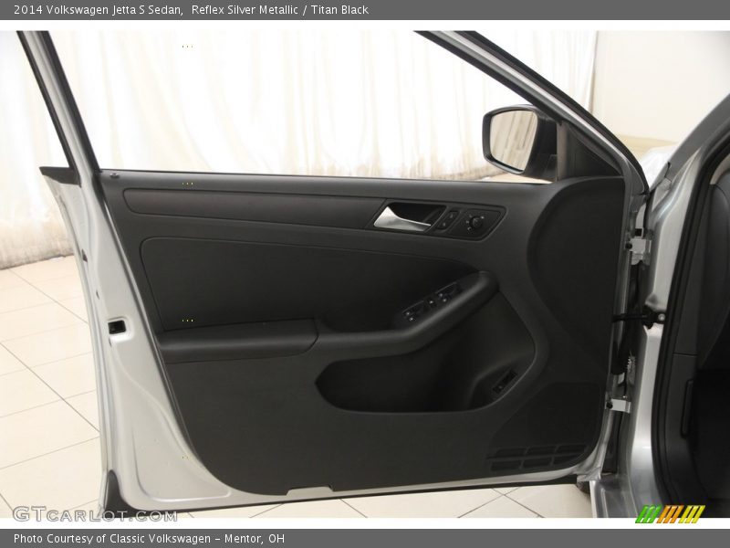 Reflex Silver Metallic / Titan Black 2014 Volkswagen Jetta S Sedan