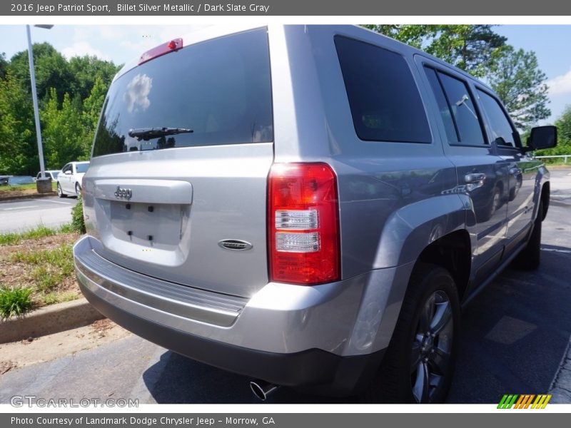 Billet Silver Metallic / Dark Slate Gray 2016 Jeep Patriot Sport