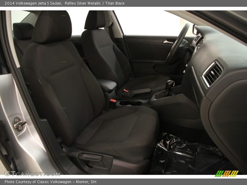 Reflex Silver Metallic / Titan Black 2014 Volkswagen Jetta S Sedan
