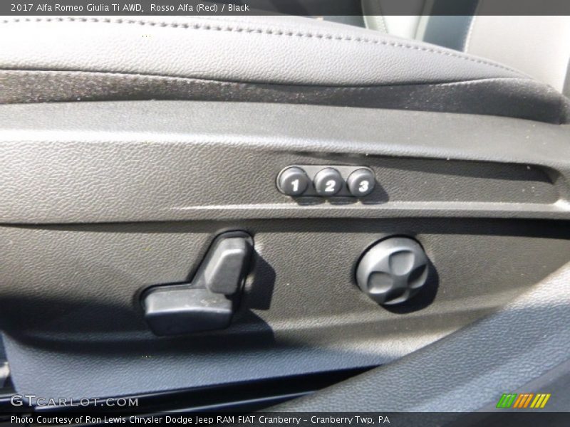 Rosso Alfa (Red) / Black 2017 Alfa Romeo Giulia Ti AWD