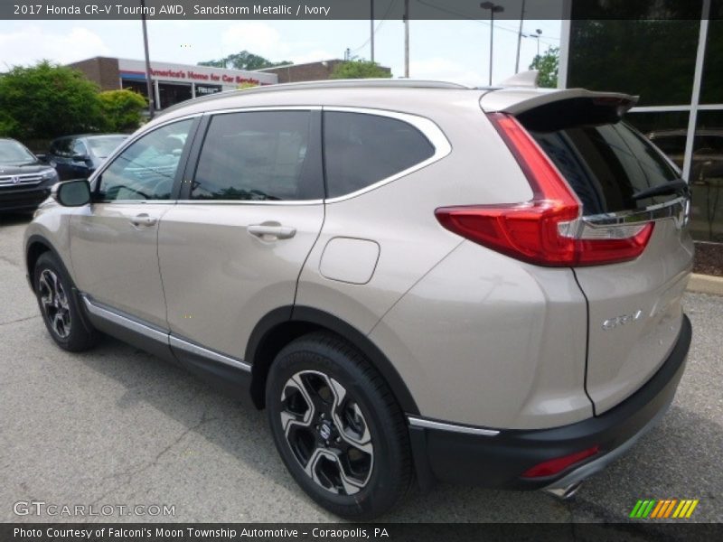 Sandstorm Metallic / Ivory 2017 Honda CR-V Touring AWD
