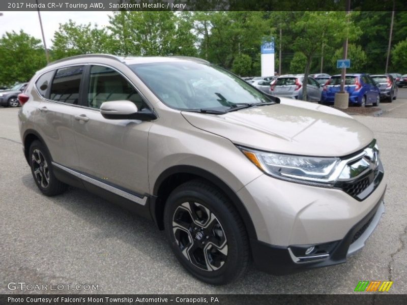 Sandstorm Metallic / Ivory 2017 Honda CR-V Touring AWD
