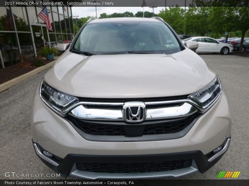 Sandstorm Metallic / Ivory 2017 Honda CR-V Touring AWD