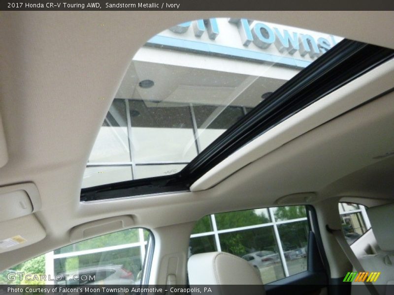 Sandstorm Metallic / Ivory 2017 Honda CR-V Touring AWD