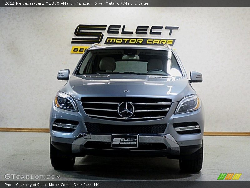 Palladium Silver Metallic / Almond Beige 2012 Mercedes-Benz ML 350 4Matic
