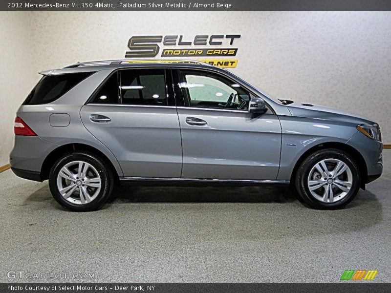 Palladium Silver Metallic / Almond Beige 2012 Mercedes-Benz ML 350 4Matic