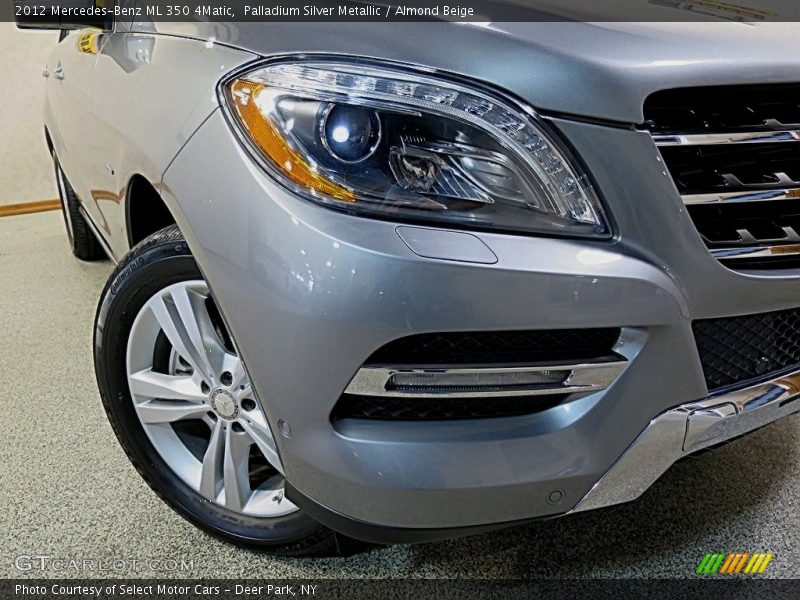 Palladium Silver Metallic / Almond Beige 2012 Mercedes-Benz ML 350 4Matic