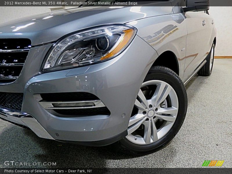 Palladium Silver Metallic / Almond Beige 2012 Mercedes-Benz ML 350 4Matic