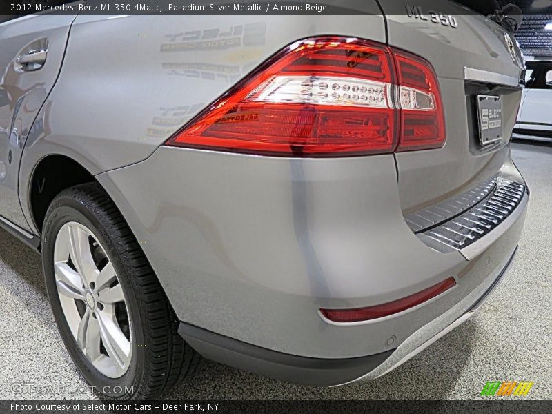 Palladium Silver Metallic / Almond Beige 2012 Mercedes-Benz ML 350 4Matic