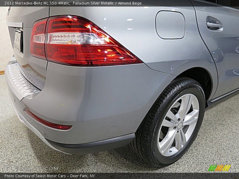 Palladium Silver Metallic / Almond Beige 2012 Mercedes-Benz ML 350 4Matic