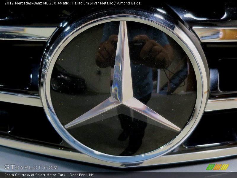 Palladium Silver Metallic / Almond Beige 2012 Mercedes-Benz ML 350 4Matic