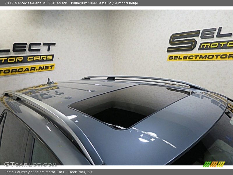 Palladium Silver Metallic / Almond Beige 2012 Mercedes-Benz ML 350 4Matic