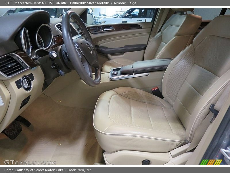 Palladium Silver Metallic / Almond Beige 2012 Mercedes-Benz ML 350 4Matic